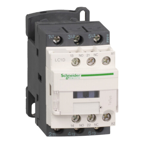 Contactor de potencia 3P 18A 1NA + 1NC 380Vac TL1764