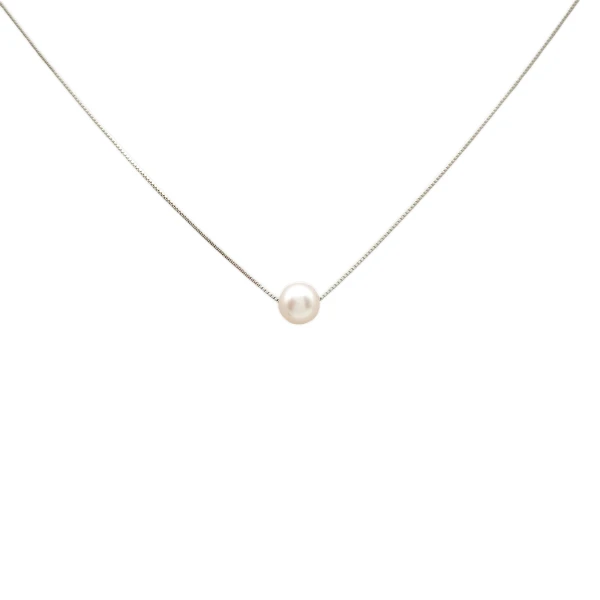 Conjunto perla solitaria - Plata 925 - Perla española- CJ3072 conperla