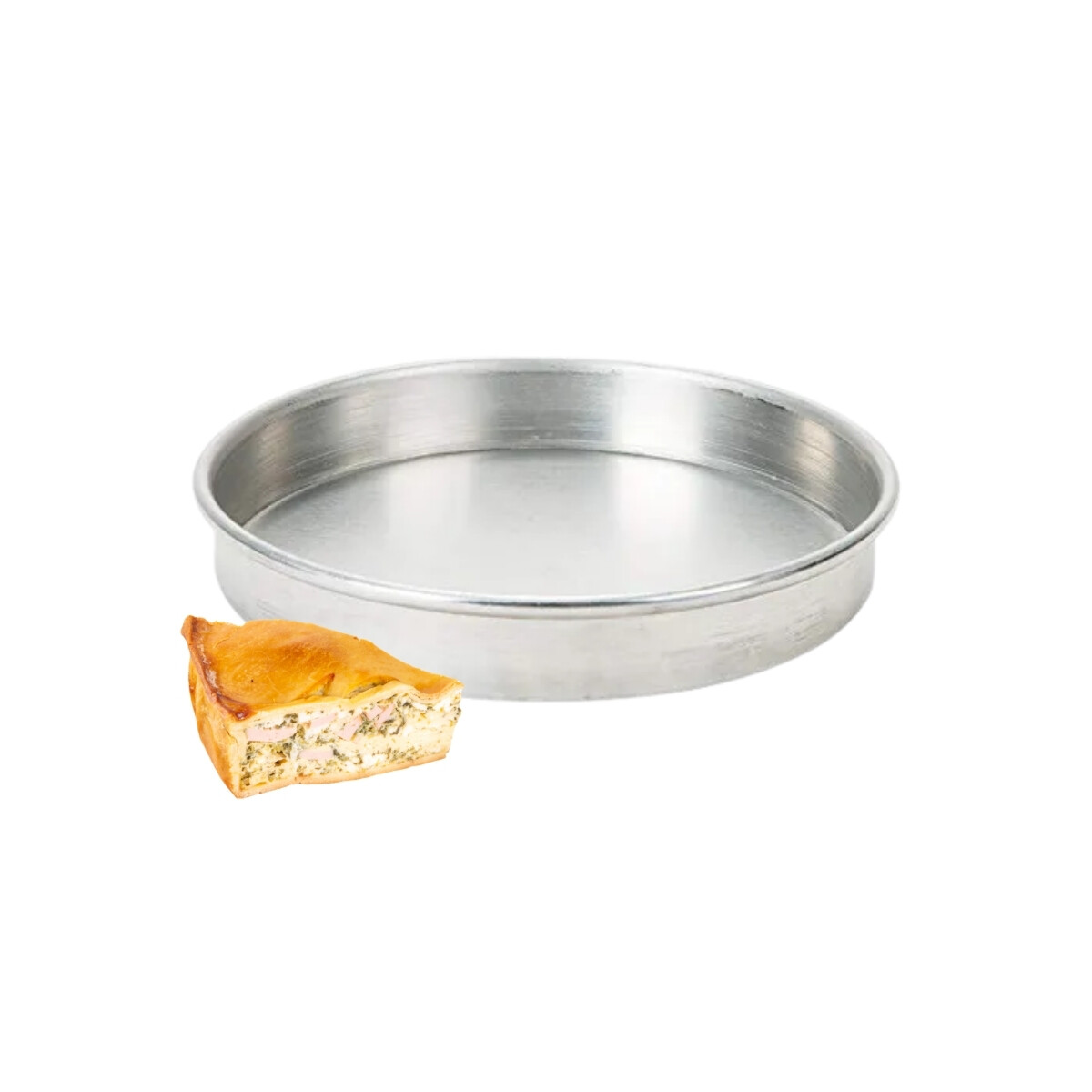 Pizzera Tartera Desmontable de Aluminio 26 x 3.5 cm Metalúrgica Alfrisa 