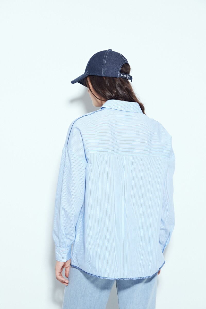 CAMISA CASTILANA Celeste