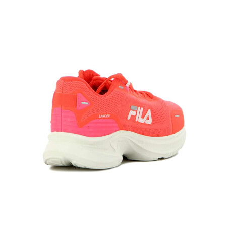 Fila Champion Mujer Lancer Fiery Coral-Blanco