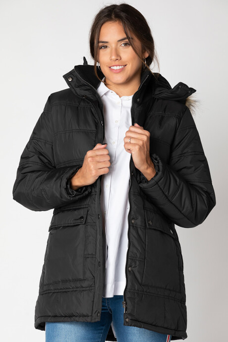 CAMPERA NYLON TISAOT Negro