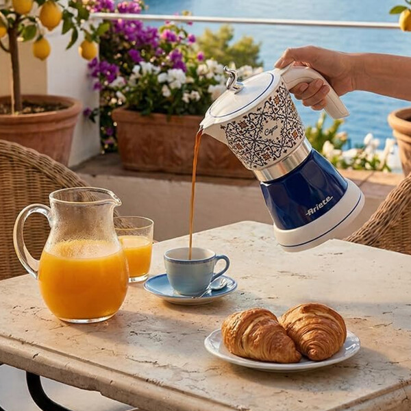 Cafetera Eléctrica Ariete Automática 1358a AZUL