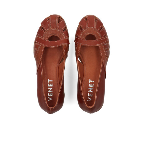 ZAPATO VENET - CUERO BELLANCO MARRON