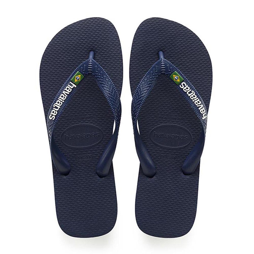 Sandalias Havaianas Brasil Logo FC Mujer Marino