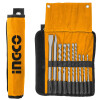 KIT 8 PUNTA CINCEL Y MECHAS SDS PLUS INGCO AKD2101 KIT 8 PUNTA CINCEL Y MECHAS SDS PLUS INGCO AKD2101