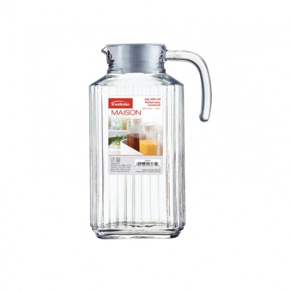 JARRA DE VIDRIO PARA HELADERA C/TAPA 1.8 Lts. JARRA DE VIDRIO PARA HELADERA C/TAPA 1.8 Lts.