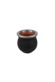 Mate ceramica forrado chico Negro