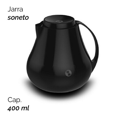 Jarra Sonetto Chica 400ml Negra 0015.03 Unica