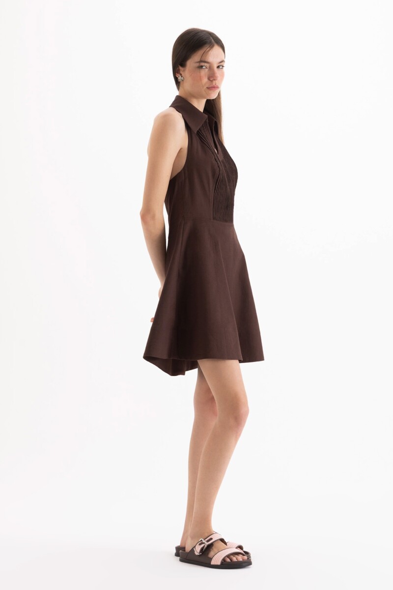 VESTIDO IRIS Marron