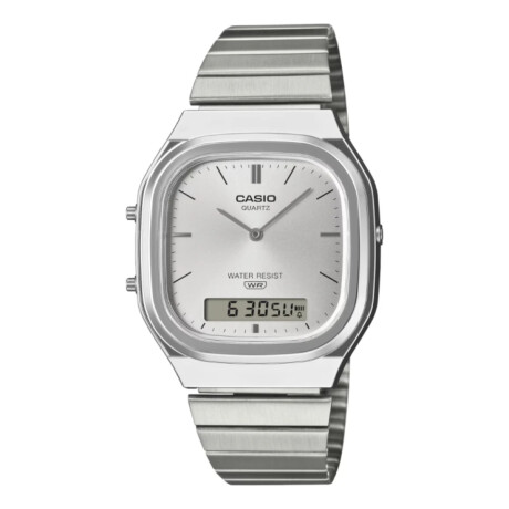 Reloj CASIO RETRO AQ240E-7ADF Acero Plateado Esfera 36mm 0