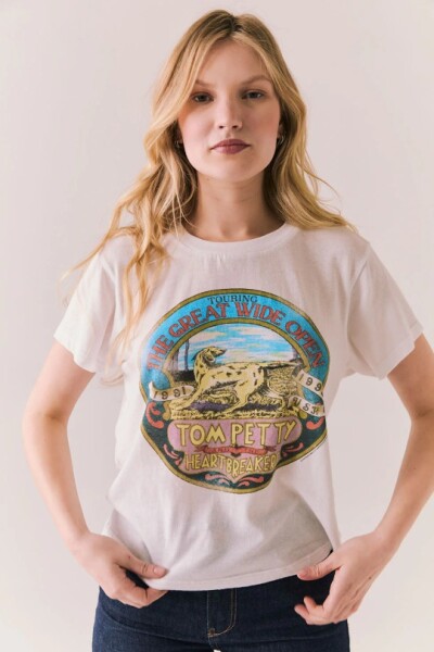 BELLA JERSEY OVERSIZED CREWNEC Blanco