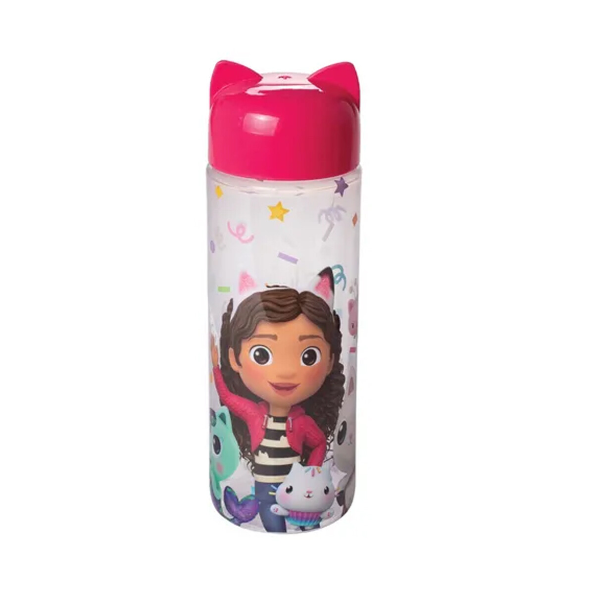 Botella Plástica con Tapa 3D La Casa de Gabby 500 ml 