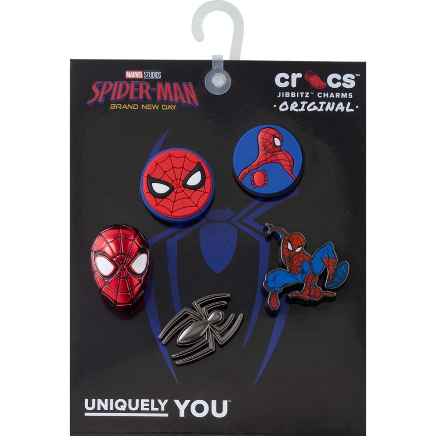Jibbitz Spiderman II 5 Pack Multicolor