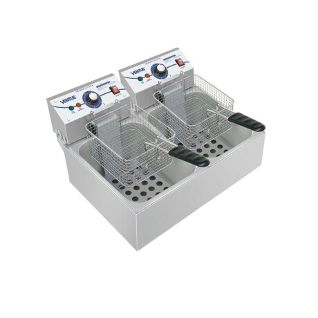 Fritador eléctrico sobremesa 6 litros con 2 canastos Fritador eléctrico sobremesa 6 litros con 2 canastos
