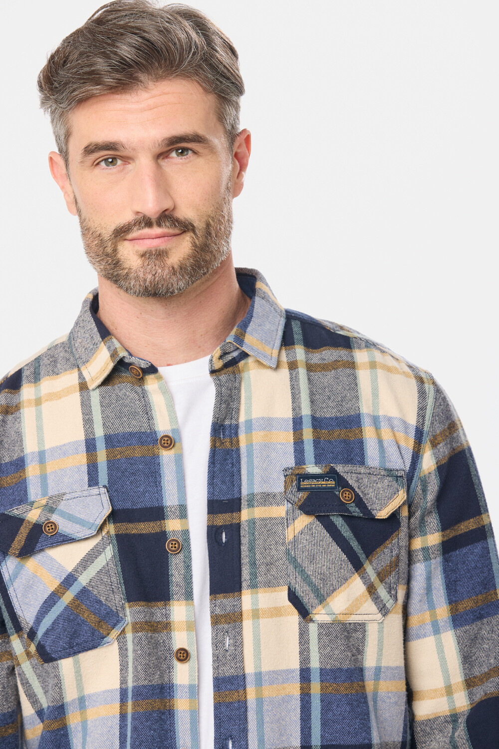 SOBRECAMISA LEÑADORA Azul