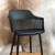 Silla Comedor Cocina Aurora Marcela Nórdica Apoyabrazos 83Cm Negro 1