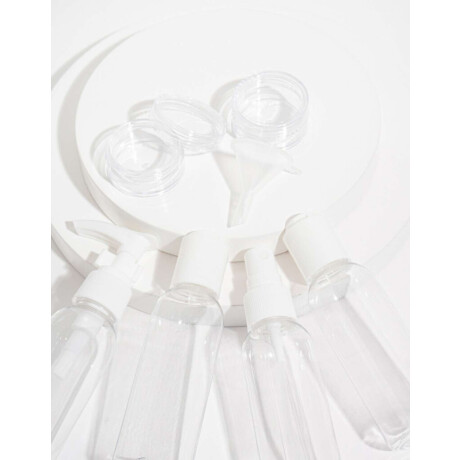 Set De Botellas De Viaje Rosa Claro