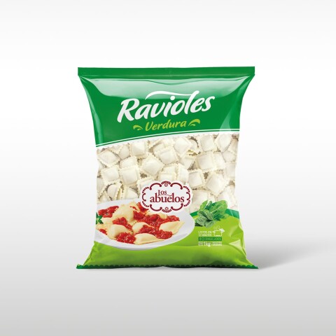 Ravioles de Verdura Los Abuelos 1 KG Ravioles de Verdura Los Abuelos 1 KG