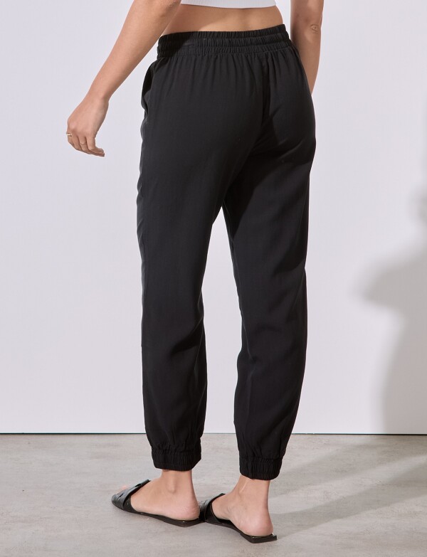 Jogger Tencel NEGRO