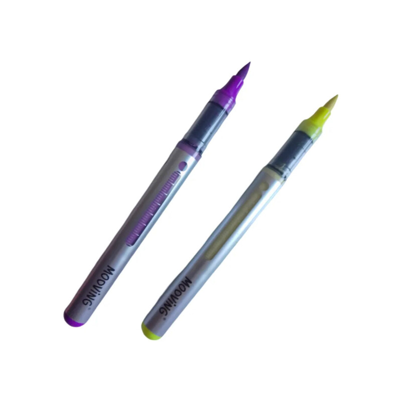 Marcadores Mooving Acrilicos 12 colores Punta Pincel Mooving Marcadores Mooving Acrilicos 12 colores Punta Pincel Mooving