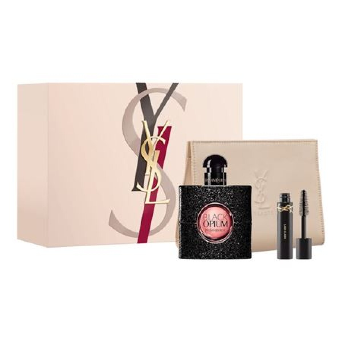 Y YVES SAINT LAURENT SET25 BLACK OPIUM EDP 50ML+ LASH CLASH 2ML 
