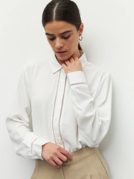 CAMISA D.CASSIN TARTARUGA BLANCO