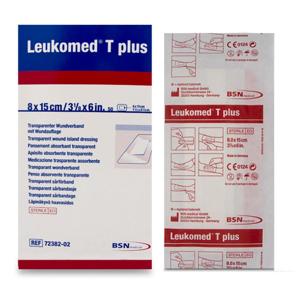 CURITON LEUKOMED T PLUS 8 X 15 CM. SOBR
