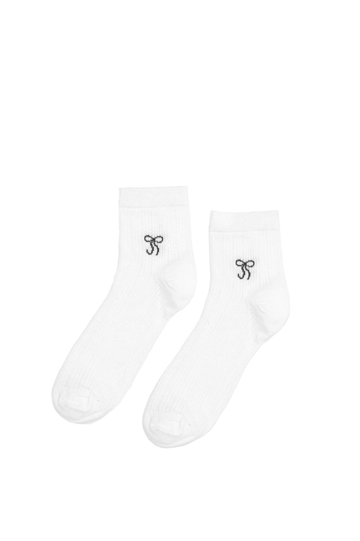 Medias Moñita Blanco
