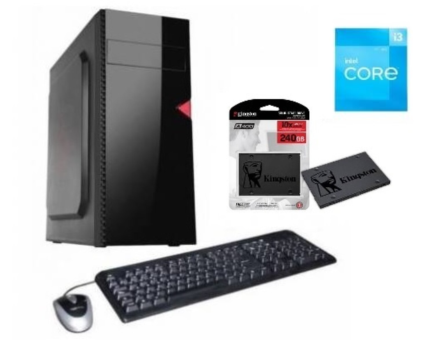 Equipo Nuevo Core I3 12100 + Disco Ssd de 240GB 