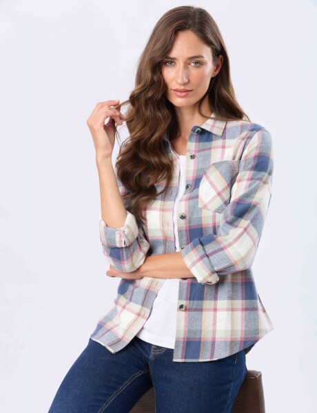 CAMISA VIYELA CUADROS Verde