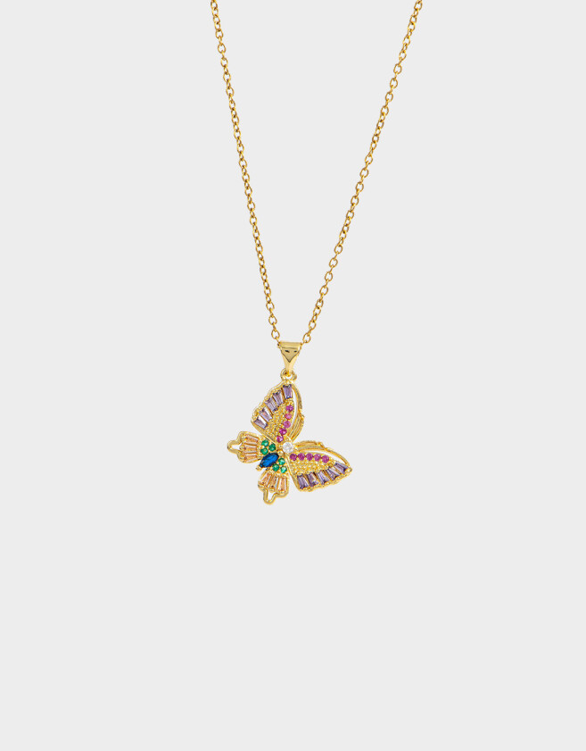 Cadena Corta con Dije Acero quirúrgico Cadena Corta Con Dije Acero Quirúrgico - Dorado