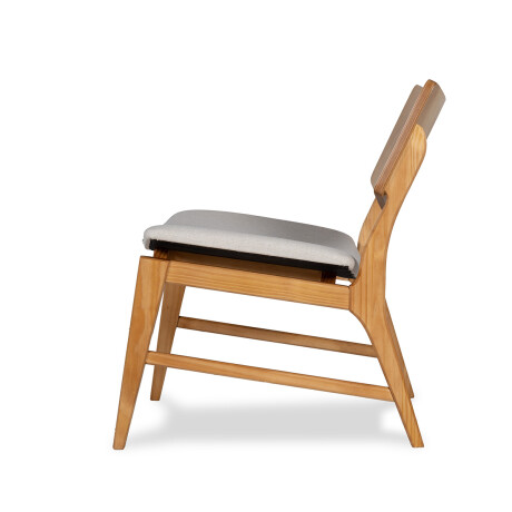 Butaca Zoe - Cedro - Tela Rústica Rustico beige (4F)