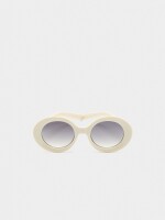 Gafas De Sol Redondas crudo