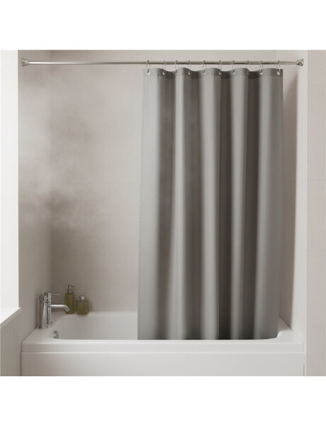 CORTINA DE BAÑO LISA C/GANCHOS 180x180CM BEIGE CORTINA DE BAÑO LISA C/GANCHOS 180x180CM BEIGE