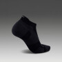 Vectr Light Cushion No Show Compression Socks - Unisex Black/titanium