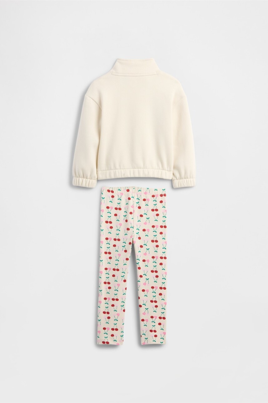 Set De Calza Y Buzo Medio Cierre Toddler Niña Chino