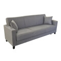 SOFÁ CAMA 3 LUGARES MODELO PALOMA COLOR GRIS Sofá Cama 3 Lugares Modelo Paloma Color Gris