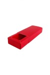 Caja rectangular 6x12x2,5 cm. ROJO