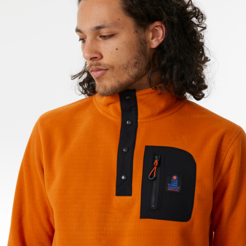 Canguro Rip Curl Search Polar Fleece Crew - Naranja Canguro Rip Curl Search Polar Fleece Crew - Naranja