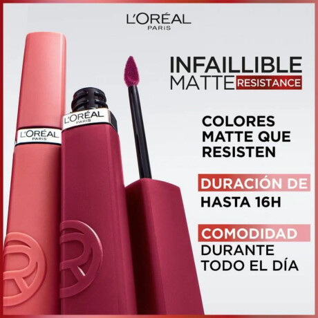 Labial L'Oréal París Infallible Le Matte Resistance Lazy Sunday