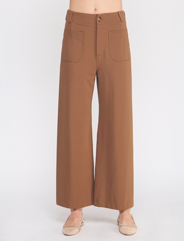 Pantalon Wide Leg MARRON