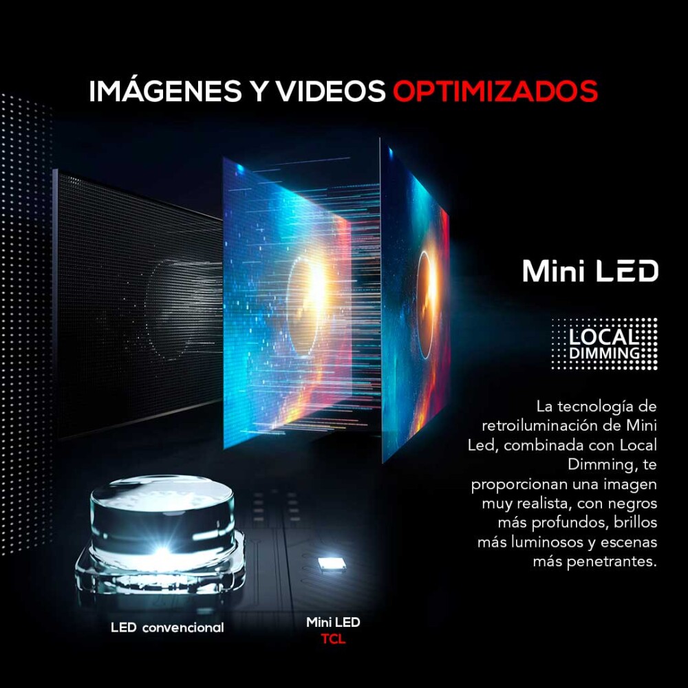TV TCL 55-PULGADAS 55C825 55 QLED MINI LED