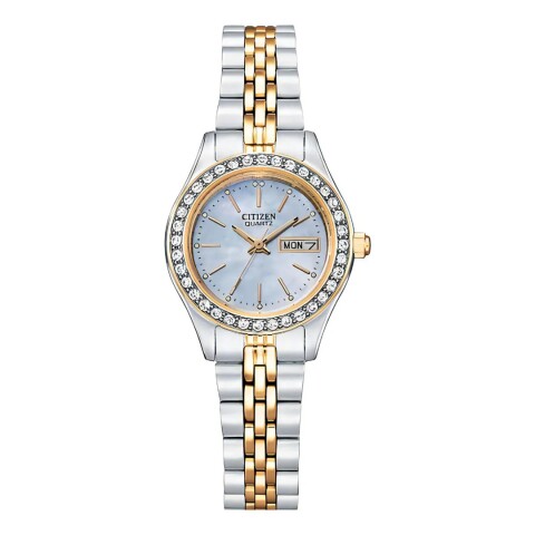 Reloj Citizen EQ0539-56Y para dama con correa de acero Reloj Citizen Eq0539-56y Para Dama Con Correa De Acero