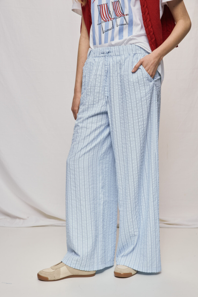 PANTALÓN ROMA Celeste