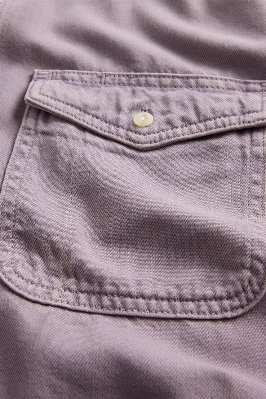 Camisa De Jean Ultrasoft Hombre Minimal Grey 906