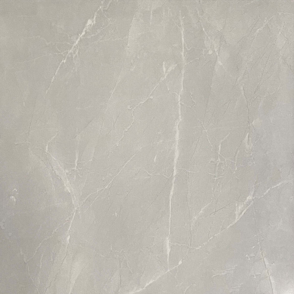 Ceramica 43X43 Tipo Marmol Pulido Gris Brillante Sin 