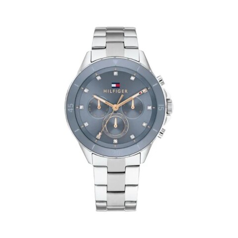 Reloj Tommy Hilfiger 1782708 para mujer con correa de acero Plateado