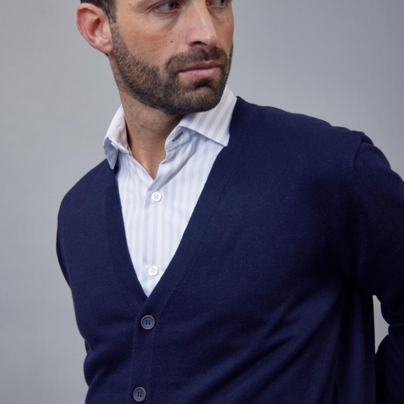 CARDIGAN AZUL