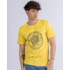 Camiseta en algodón estampada UFO Adventure amarillo Amarillo